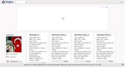 Desktop Screenshot of lapsekili.blogcu.com