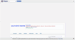 Desktop Screenshot of huseyincaltu.blogcu.com