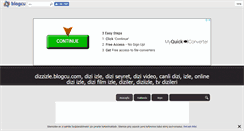 Desktop Screenshot of dizzizle.blogcu.com