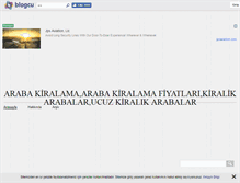 Tablet Screenshot of kiralikarabafiyatlari.blogcu.com
