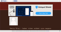 Desktop Screenshot of genis.blogcu.com