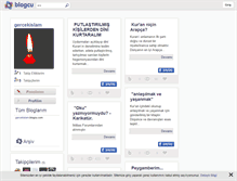 Tablet Screenshot of gercekislam.blogcu.com