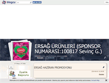 Tablet Screenshot of ersagorganikurunler.blogcu.com