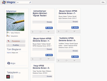 Tablet Screenshot of bilgisinav.blogcu.com