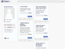 Tablet Screenshot of belgeselizleyin.blogcu.com