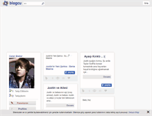 Tablet Screenshot of justinbieberlovers.blogcu.com