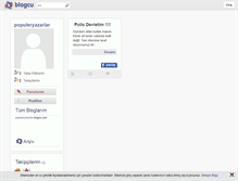 Tablet Screenshot of populeryazarlar.blogcu.com