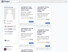 Tablet Screenshot of aofsorucevap.blogcu.com