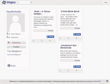 Tablet Screenshot of hayatyolunda.blogcu.com