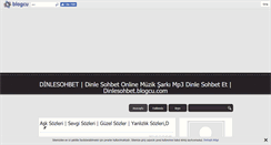 Desktop Screenshot of dinlesohbet.blogcu.com