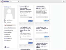 Tablet Screenshot of bekleniyor.blogcu.com