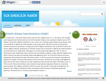 Tablet Screenshot of emeklilikhaber.blogcu.com