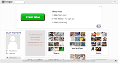 Desktop Screenshot of dilek-radyo.blogcu.com