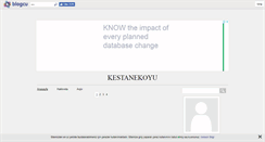 Desktop Screenshot of kestanekoyu.blogcu.com