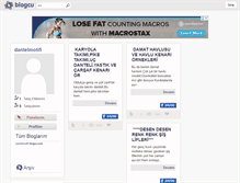 Tablet Screenshot of dantelmotifi.blogcu.com