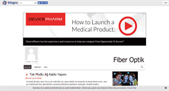 Desktop Screenshot of fiberoptikci.blogcu.com