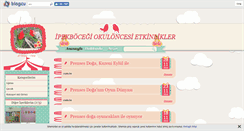 Desktop Screenshot of okuloncesietkinlikler.blogcu.com