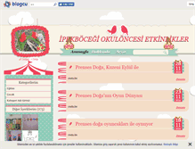 Tablet Screenshot of okuloncesietkinlikler.blogcu.com