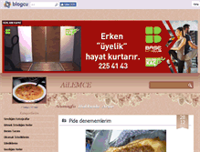 Tablet Screenshot of ailemce.blogcu.com