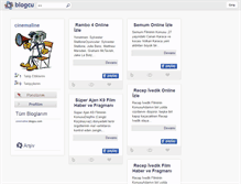 Tablet Screenshot of cinemaline.blogcu.com