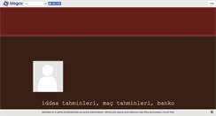 Desktop Screenshot of iddaabilir.blogcu.com