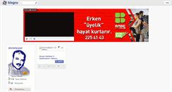 Desktop Screenshot of ahmetyazar.blogcu.com