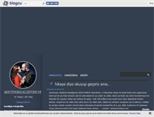 Tablet Screenshot of metinrealist.blogcu.com