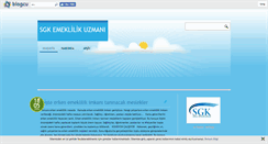 Desktop Screenshot of emeklilik.blogcu.com