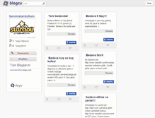 Tablet Screenshot of benimstardollum.blogcu.com
