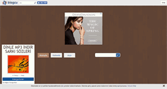Desktop Screenshot of dinleindir-sarkisozleri.blogcu.com