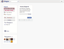 Tablet Screenshot of bilgeis.blogcu.com