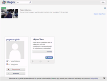 Tablet Screenshot of popular-girls.blogcu.com