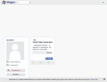 Tablet Screenshot of isceket.blogcu.com