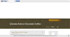 Desktop Screenshot of kahvecikolata.blogcu.com