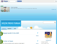 Tablet Screenshot of bebegimfurkan.blogcu.com