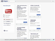 Tablet Screenshot of kamudunyasi.blogcu.com