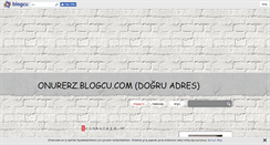Desktop Screenshot of onurerz.blogcu.com