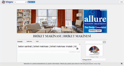 Desktop Screenshot of briketmakinasi1.blogcu.com