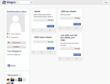 Tablet Screenshot of bizimdantelci.blogcu.com