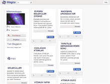 Tablet Screenshot of bilimveutopya.blogcu.com