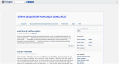 Desktop Screenshot of devletler.blogcu.com