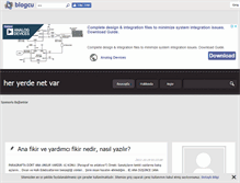 Tablet Screenshot of heryerdenetvar.blogcu.com