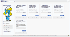 Desktop Screenshot of kadinlarinblogu.blogcu.com