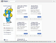 Tablet Screenshot of kadinlarinblogu.blogcu.com