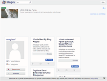 Tablet Screenshot of muglatef.blogcu.com