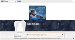 Desktop Screenshot of kadininadi.blogcu.com