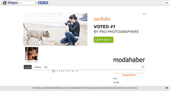 Desktop Screenshot of modahaber.blogcu.com