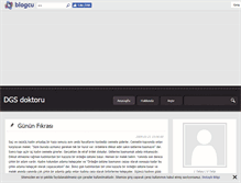 Tablet Screenshot of dgsdoktoru.blogcu.com
