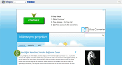 Desktop Screenshot of bilinmeyen-gercekler.blogcu.com