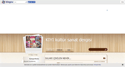 Desktop Screenshot of kiyiedebiyat.blogcu.com